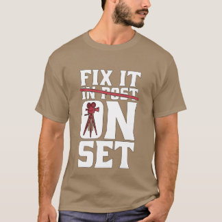 Camiseta Fazendo Filmagem De Fi Em Set Cinematógrafo Cineas