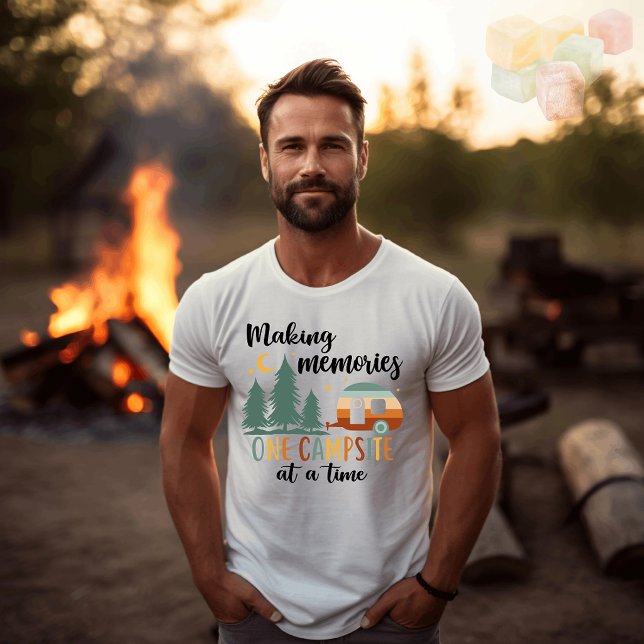 Camiseta Fazendo Memórias Acampando (Criador carregado)