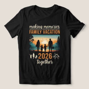 Camiseta Fazendo Memórias Férias em Família 2026 Juntos Cam