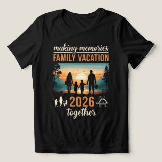 Camiseta Fazendo Memórias Férias em Família 2026 Juntos Cam