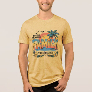 Camiseta Fazendo Memórias Vibrações Familiares Juntos