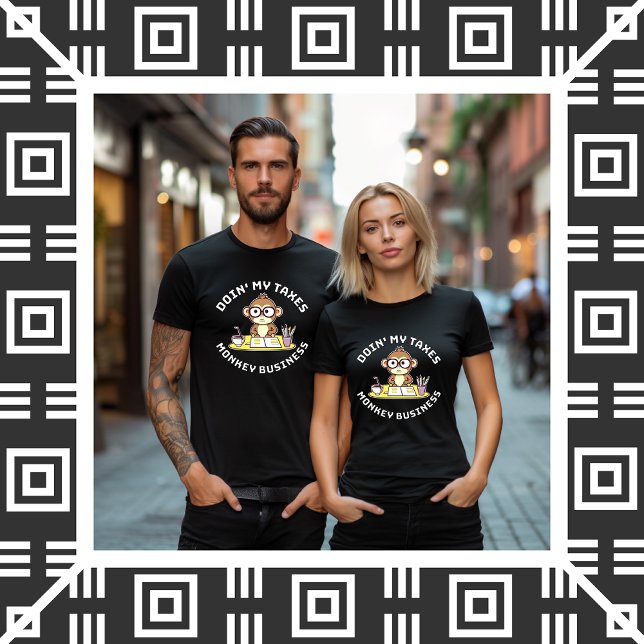 Camiseta Fazendo Meus Impostos - Macaco (Criador carregado)