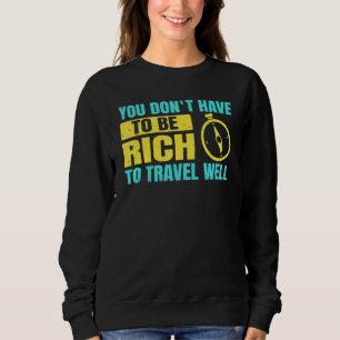 Camiseta Fazendo mochila, você não tem que ser rico a Viage