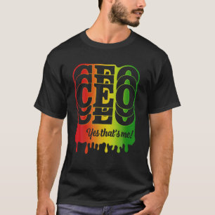 Camiseta Fazendo o CEO Poder Negro Junte Homens do Orgulho