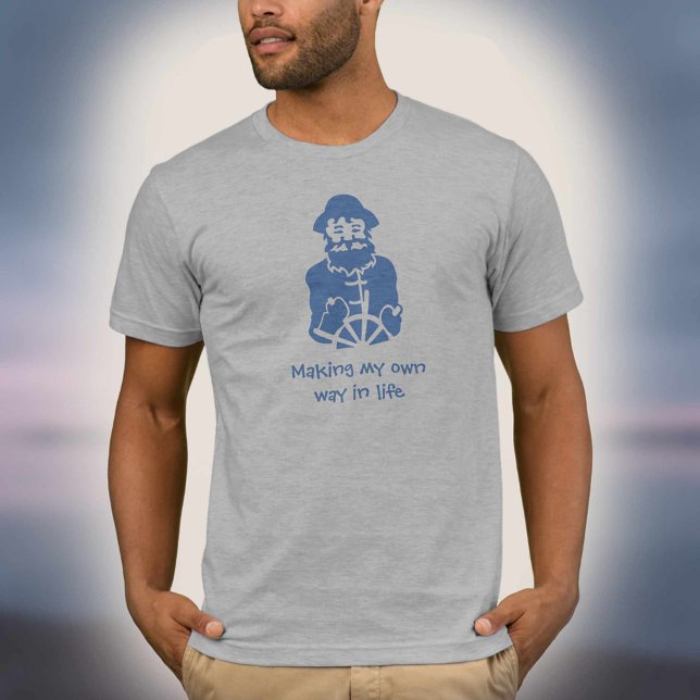 Camiseta Fazendo o meu próprio caminho na vida (Criador carregado)