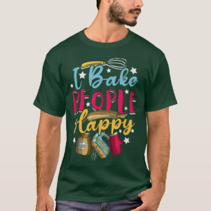 Camiseta Fazendo pastelaria pasteleiro Assar Pessoas Feliz