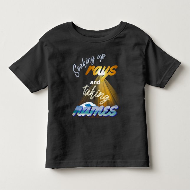 Camiseta Fazendo Rays e Tomando Nomes no Verão (Frente)