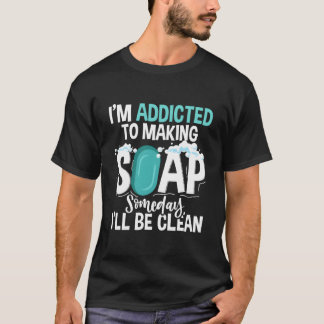 Camiseta Fazendo Sabão Algum Dia Estarei Limpo Sabão Artesa