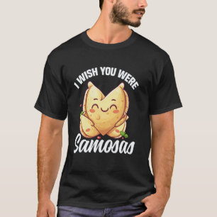 Camiseta Fazendo Samosas Comida Samosa Foodie Comida Indian