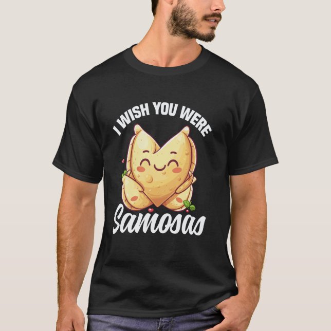 Camiseta Fazendo Samosas Comida Samosa Foodie Comida Indian (Frente)