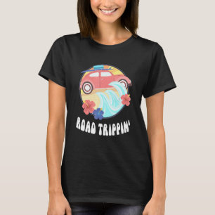 Camiseta Fazendo Viagem Praia Carro Prancha de Surf Viagem