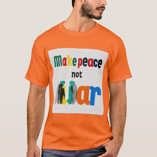 Camiseta Fazer a paz não guerra (Frente)