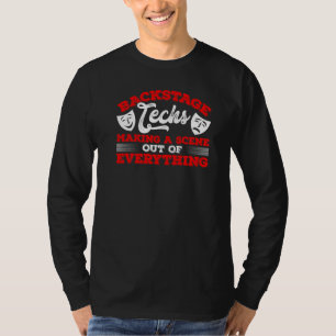 Camiseta Fazer A Tripulação do Palco técnico do Teatro de C
