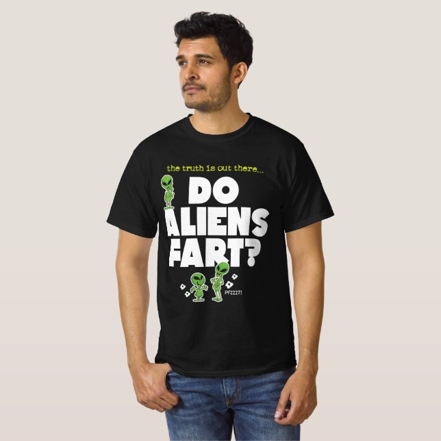 Camiseta Fazer Aliens Fart V1 (Frente Completa)