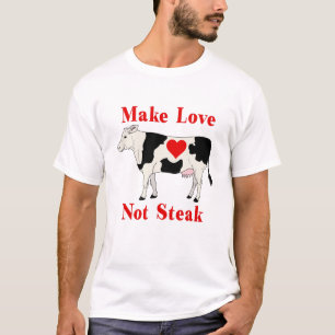Camiseta Fazer Amor Não É Bife
