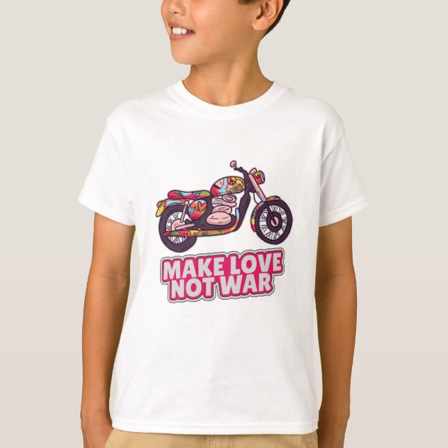 Camiseta Fazer amor não guerra (Frente)