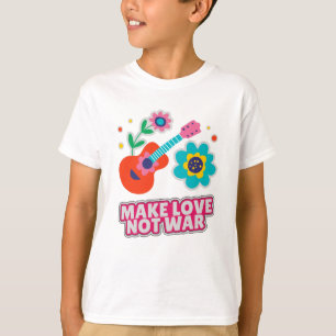 Camiseta Fazer amor não guerra