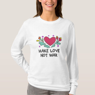 Camiseta Fazer amor não guerra