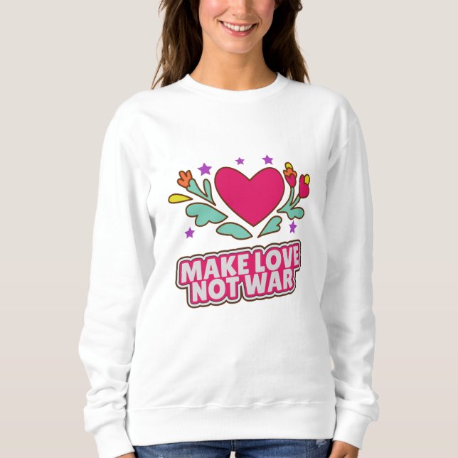 Camiseta Fazer amor não guerra (Frente)