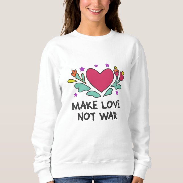 Camiseta Fazer amor não guerra (Frente)