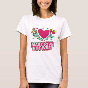 Camiseta Fazer amor não guerra