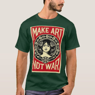 Camiseta Fazer arte não guerra