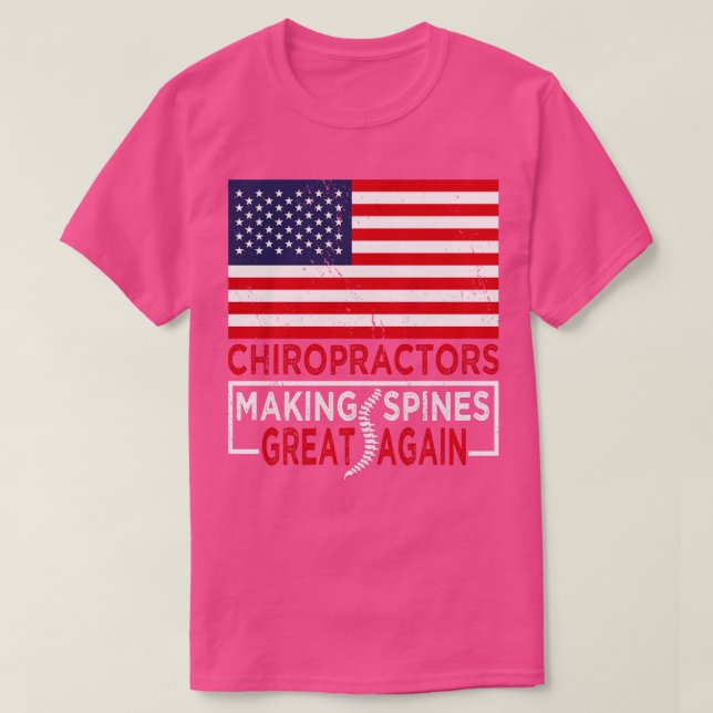 Camiseta Fazer Chiropractors espinha Excelente novamente (Frente do Design)