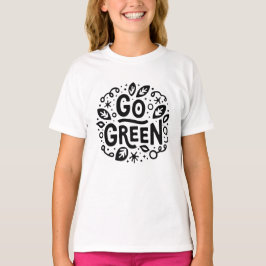 Camiseta Fazer citações ecológicas verdes
