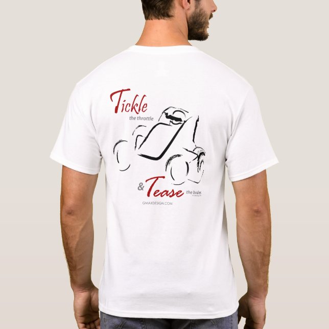 Camiseta Fazer cócegas e provocar de volta (Verso)