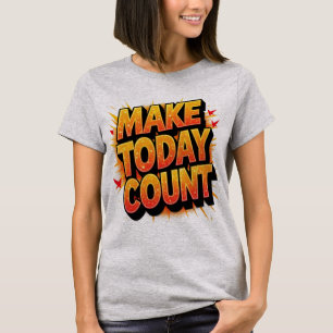 Camiseta Fazer com que a citação atual conte motivações