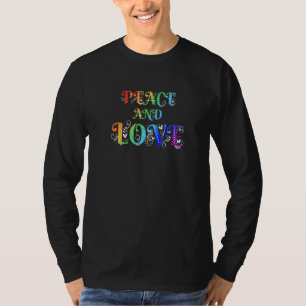 Camiseta Fazer com que a paz não entre em guerra e ilustre 
