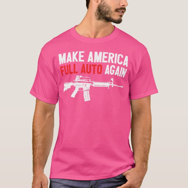 Camiseta Fazer com que o Segundo automático do Cheio Americ (Frente)