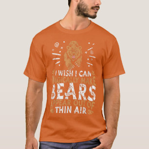 Camiseta Fazer Com Que Os Ursos Surjam Do Ar Mínimo - Griz