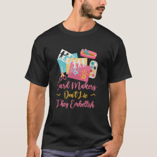 Camiseta Fazer De Cartão De Amor, Hobby Cute Arrancando