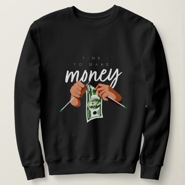 Camiseta fazer de dinheiro legal (Frente do Design)