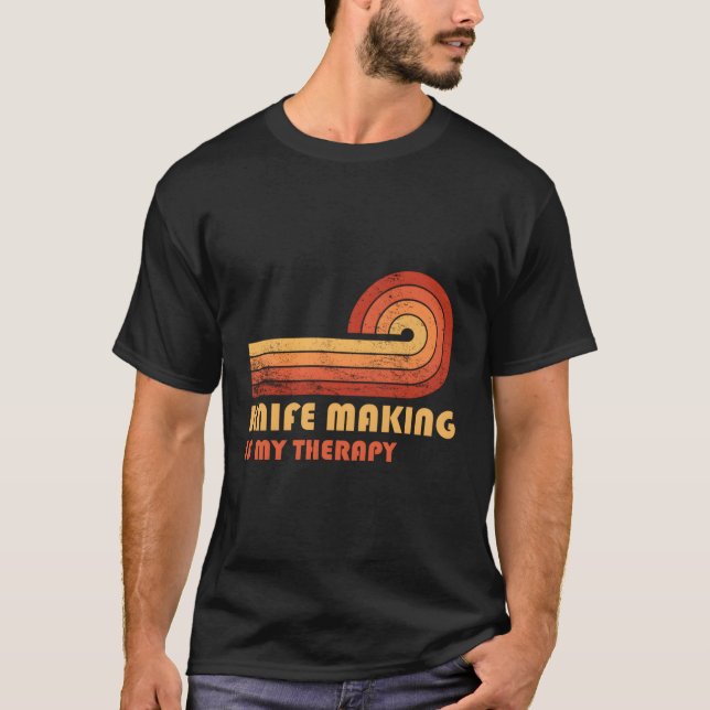 Camiseta Fazer De Faca É Minha Terapia (Frente)