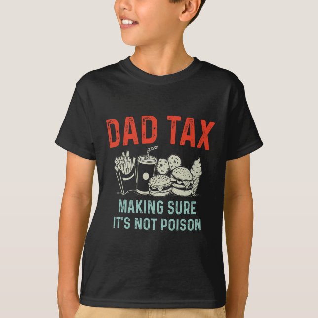 Camiseta Fazer de Imposto Claro que não é Pai de Dia de os  (Frente)