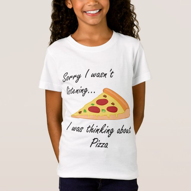 Camiseta Fazer De Pizza Engraçado Dizendo Sobre Pizza (Frente)