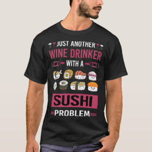 Camiseta Fazer de Sushi para Bebidas de Vinho