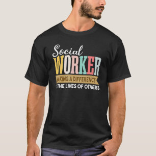 Camiseta Fazer do Trabalhador Social Uma Diferença