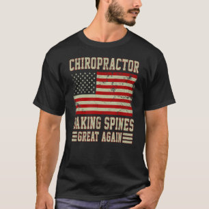 Camiseta Fazer Espinha Excelente Novamente Bandeira America