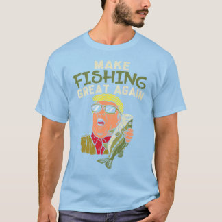 Camiseta Fazer Excelente De Pesca Novamente Armador