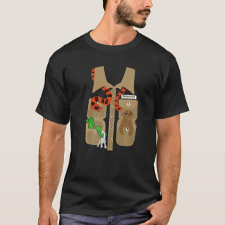 Camiseta Fazer Fantasia de Guarda do Zoológico para o Hallo
