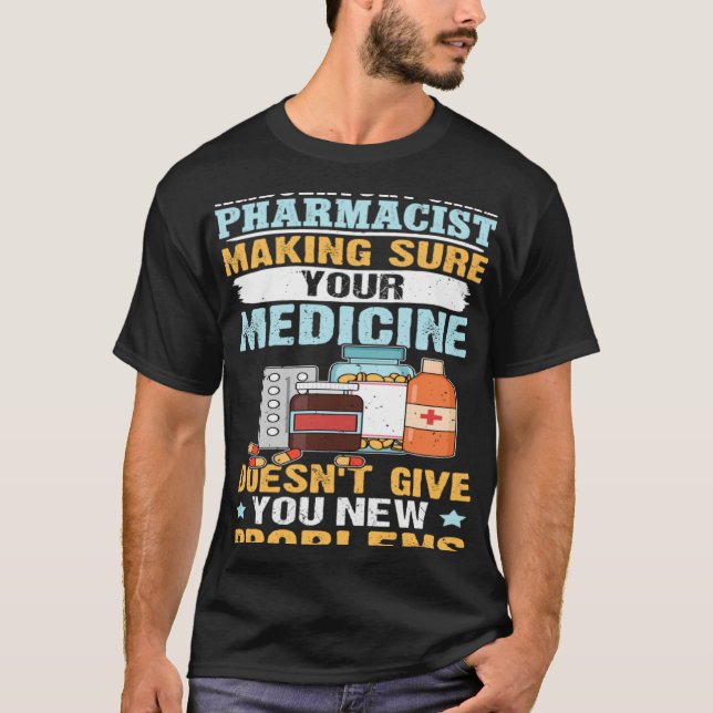 Camiseta Fazer Farmacêutico De Cuidados Ambulatórios (Frente)