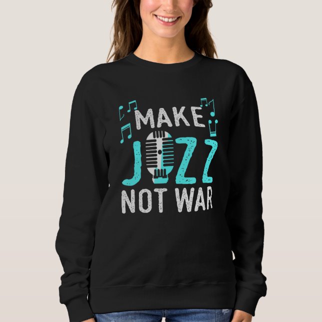 Camiseta Fazer Jazz Não Ser Roupa de Guerra (Frente)