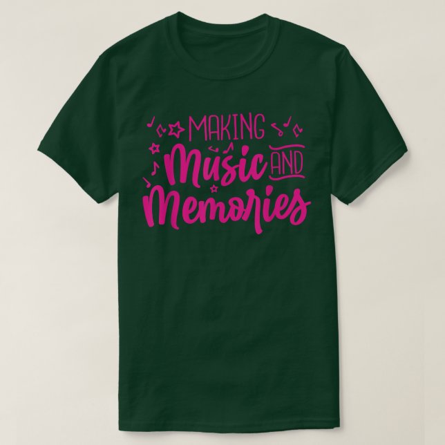 Camiseta Fazer Música e Memórias Banda Marcha (Frente do Design)