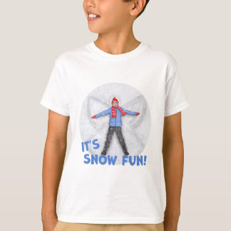 Camiseta Fazer Neve Ângels, é diversão da neve