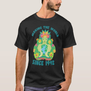 Camiseta Fazer O Mundo Melhor Desde O Aniversário De 1992
