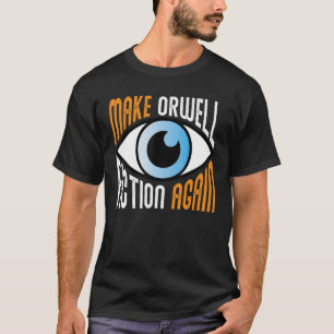 Camiseta Fazer Orwell Fiction Novamente Libertarian Orwelli