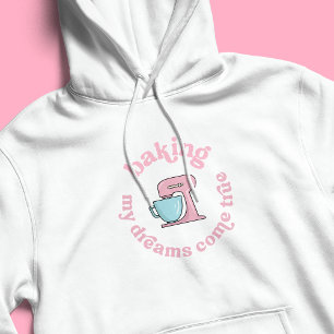 Camiseta Fazer Os Meus Sonhos Torna-Se Um Bolo De Bolo Rosa